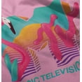 thumbnail image 5 of Retro MTV Sunset Flamingo Logo Toddler Boy Girl T Shirt Infant Toddler Brisco Brands 6M, 5 of 6