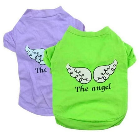 Vest The Dog T-Shirts Fashion Angel Sleeveless Clothes Spring Summer Pet Pet clothes Pet T-shirt DOPI