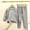 Gray, variant on Kids Boys Girls Loungewear Sets Thermal Warm Underwear Set Comfy Home Wear Long Sleeve Tops And Elastic Waisted Bottoms Pants 2 Piece Fall Winter Outfit Clothes Purple 7-8 Years