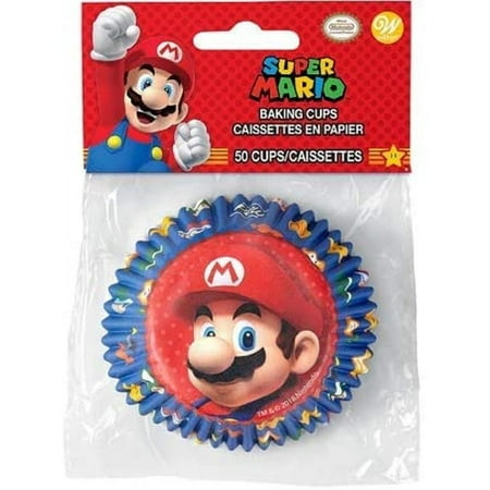 Wilton Super Mario by Nintendo Cupcake Liners - 50 Count