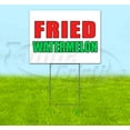 thumbnail image 1 of Fried Watermelon (18" x 24") Yard Sign, Includes Metal Step Stake, 1 of 6