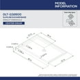 thumbnail image 3 of DreamLine SlimLine 32 in. D x 60 in. W x 2 3/4 in. H Center Drain Single Threshold Shower Base in Biscuit DLT-1132600-22, 3 of 5