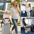 thumbnail image 6 of JIALIOU 14" Laptop Backpack Waterproof Airline Approved Stylish Casual Daypack for Travel Business College Work, Corgi and Footprints, 6 of 8