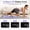 Style A-Purple with LED Display, variant on Rican Pilates Reformer Board with Resistance Bands, Portable Pilates Board Ab Machine, Full Body Workout for Home, LED Timer & Calorie Display Ab Core Strengthener Trainer