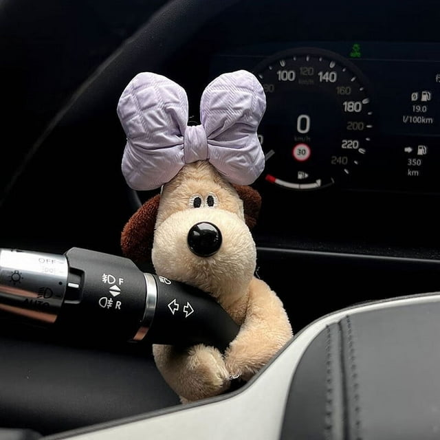 Car Decoration Dog Premium Cute Car Plush Doll Decorations For Wiper Shift Hand