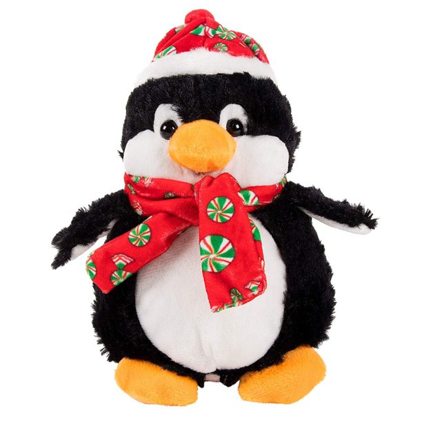 Cute Penguin Stuffed Animal - Puffy The Penguin Kids Soft Plush Toy
