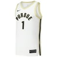thumbnail image 2 of Men's Nike #1 White Purdue Boilermakers  Replica Basketball Jersey, 2 of 3