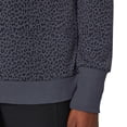 thumbnail image 3 of Mondetta Women's Cozy Printed Sweatshirt (India Ink, XS), 3 of 4