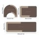 thumbnail image 3 of Tapete de silicona antiadherente para horno | Superficie resistente al calor para cocinar y hornear | Herramienta de cocina para bandejas de galletas, pasteles y asadores, 3 of 6