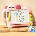 thumbnail image 2 of Pink Toddler Magnetic Drawing Board With Large Space For Creative Expression Learning, 2 of 6