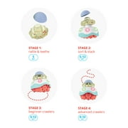Skip Hop Stack & Crawl 4-in-1 Crab Baby Crawl Toy