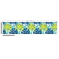 thumbnail image 3 of Ambesonne Floral Fabric by the Yard Upholstery, Paintbrush Streaks Doodling, 3 Yards, Dark Sky Blue Turquoise, 3 of 5