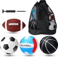 thumbnail image 1 of Juego de pelotas deportivas Jerify de fútbol, baloncesto y voleibol, 4 unidades, 1 of 6