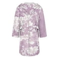 thumbnail image 5 of MEICHEN Plush Robes for Women Women's Fleece Plush Robe Long Warm Plush Bathrobe Loungewear Jacket Printed Comfort Robe Women's Robes, 5 of 5