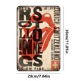 thumbnail image 2 of Placa de Metal Vintage de hierro, decoración de pintura Rectangular de los Rolling Stones, 20x30cm, 2 of 9