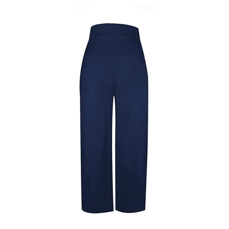 Mrat Women Trousers High Waisted Full Length Trousers Wide Mrat Women Trousers High Waisted Full Length Trousers Wide