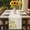 Off-white, variant on Yellow Daisy Flowers Table Runner - 36 Inch Long, Kitchen Dining Table Runner Dresser Scarves, Spring Summer Rustic Garden Floral Farmhouse Decor for Coffee Tables Wedding Party Banquet