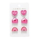 thumbnail image 1 of Cheapark 6-Piece Valentines Day Wooden Stud Earrings - Heart & Rose Gift Shaped Personalized Jewelry, Ideal Gift for Women & Holida ys, 1 of 6