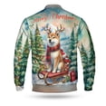 thumbnail image 2 of Merry Christmas Santa Reindeer Antlers Shiba Inu Sleigh Xmas Winter Holiday All Over Print 3D Baseball Jacket Shibas Dog Lovers Gifts Idea Bomber Jacket Softball - 00023, 2 of 6