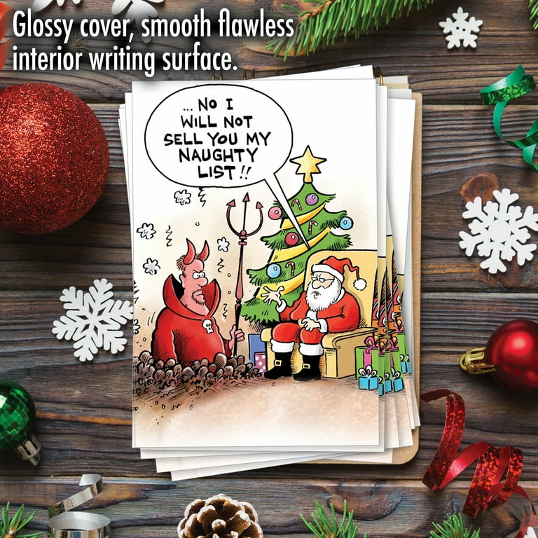 Sell My Naughty List: Funny Christmas Card