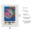 thumbnail image 2 of Refinement (Raffinement) - France - Vintage Airline Travel Poster by Roger Bezombes c.1981 - Japanese Unryu Rice Paper Art Print (Unframed) 12 x 16 in, 2 of 4