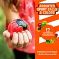 thumbnail image 2 of NERF Micro Foam Sports Ball - Single Micro Football, Soccer Ball or Basketball - Assorted Colors, 2 of 6
