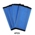 thumbnail image 4 of Greeniant 4 unids/set suministros de equipo para caballos cubierta de mosquitera transpirable para montar fácilmente equipo ecuestre Ropa para mascotas Azul, 4 of 6