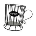 thumbnail image 4 of DOLITY Coffee Pod Holder Compact Coffee Capsule Basket for Countertop Kitchen Cafes Black L, 4 of 9