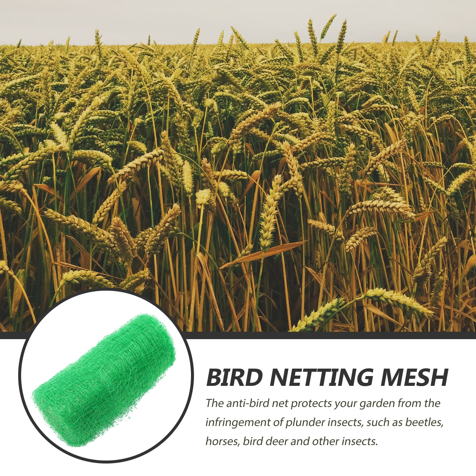Greenadscape Fine Mesh Netting Green PP 1 Set For Farmers Garden Protection