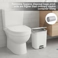 thumbnail image 5 of 6 Roll 50 Bags Sanitary Napkin Disposal Receptacle Liner Surface Mount Feminine Hygiene Liner Plastic Bags for Wall Mountable Receptacles or Bin, Bathroom, Commercial, Restroom, 12 x 16 Inch, 5 of 8