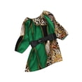 thumbnail image 2 of Seyurigaoka Kids Girls Clothes Set, Printed Pattern Long Sleeve Dress and Waistband, 2 of 7