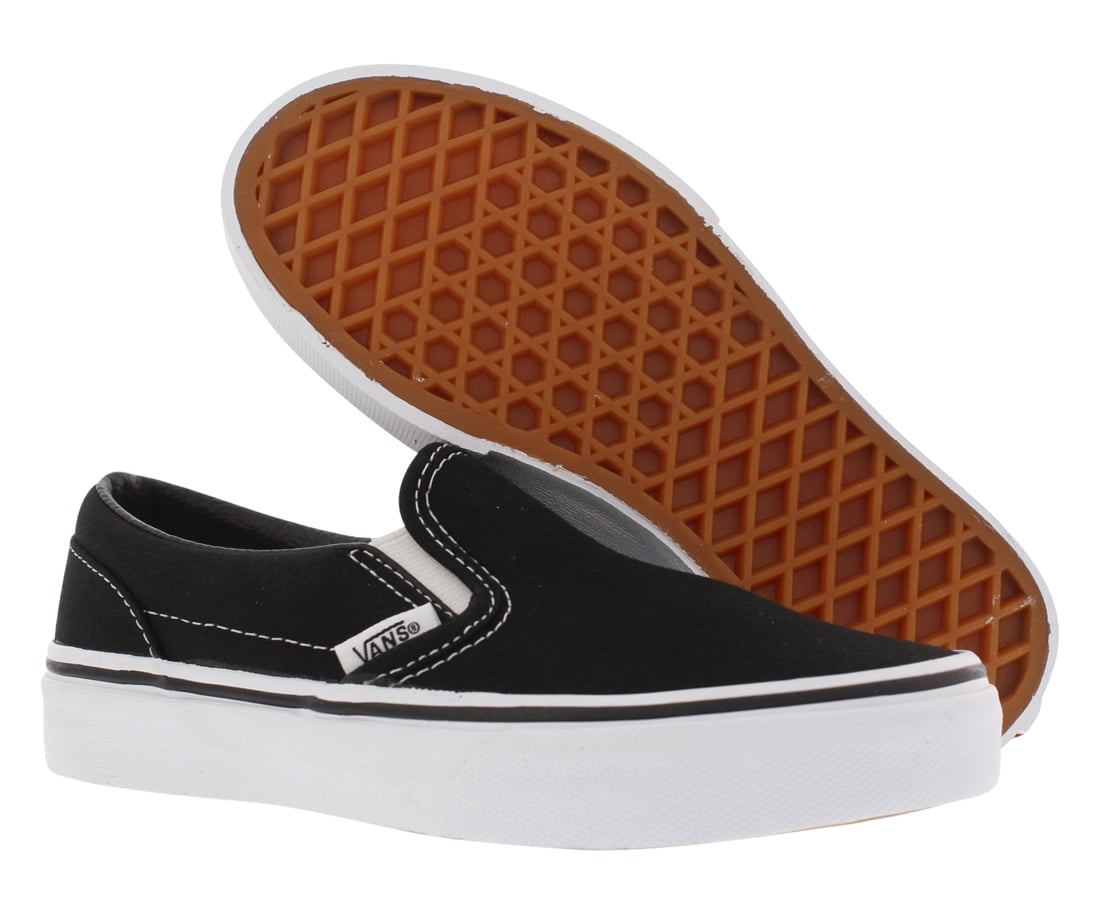 big kids vans slip ons