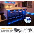 thumbnail image 3 of LED Strip Lights, 20ft RGB Strip Lights 180 Units 5050 LED Tape Lights, Color Changing Strip Lights with RF Remote for Home Kitchen Bar Bed Lighting Decoration, 3 of 4