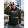 thumbnail image 2 of Math Joke Design  Women Hoodie, Female Medium, 2 of 4