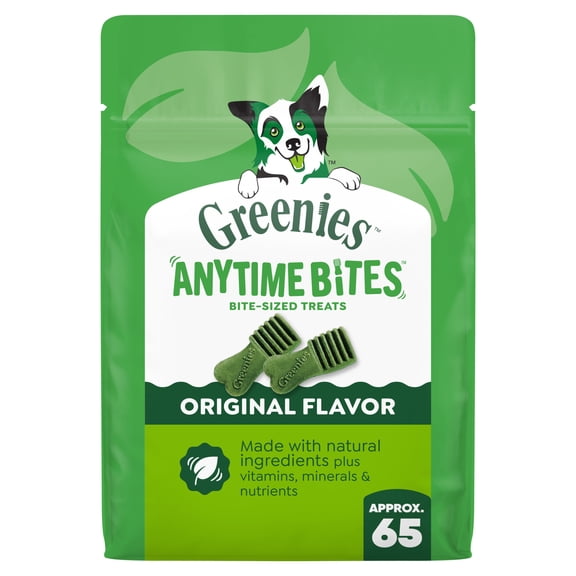 Greenies Anytime Bites Original Flavor Dog Treats, 10.3 oz Bag