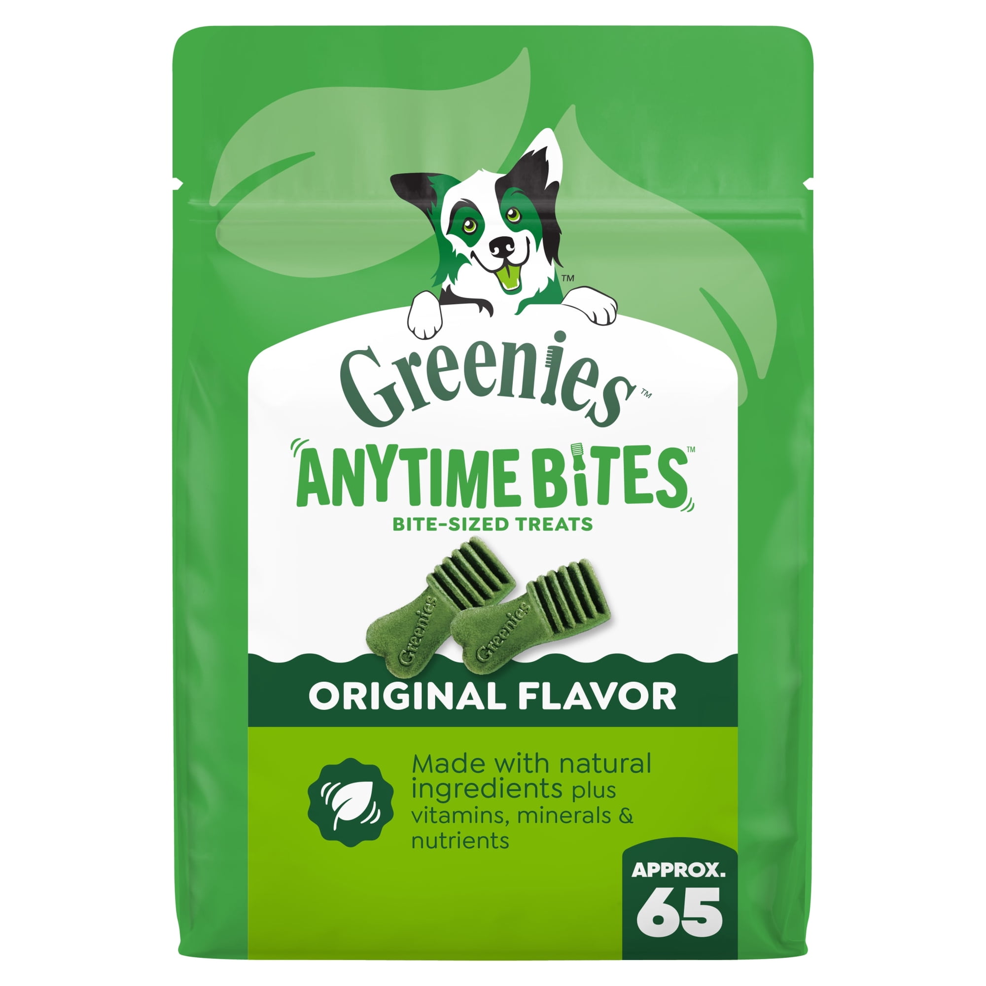 Greenies Anytime Bites Original Flavor Dog Treats, 10.3 oz Bag