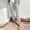 White, variant on HUPOM Medieval Pants Pants For Women In Clothing Track Pants High Waist Rise Full Straight-Leg Brown 2XL