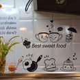 thumbnail image 2 of nipocaio 1 set Kitchen Wall Sticker Coffee Sweet Food DIY Wall Art Decal Decoration, 2 of 5