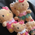 thumbnail image 4 of Sanrio-Llavero relleno de felpa de dibujos animados de Hello Kitty, almohada de muñeca de Color de piel creativa, Colección hawaiana, lindo regalo de cumpleaños para niña, 4 of 4