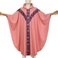 thumbnail image 1 of BLESSUME Church Catholic Priest Chasubles Vestments for Church Mass Vestments Robe With Stole, 1 of 6