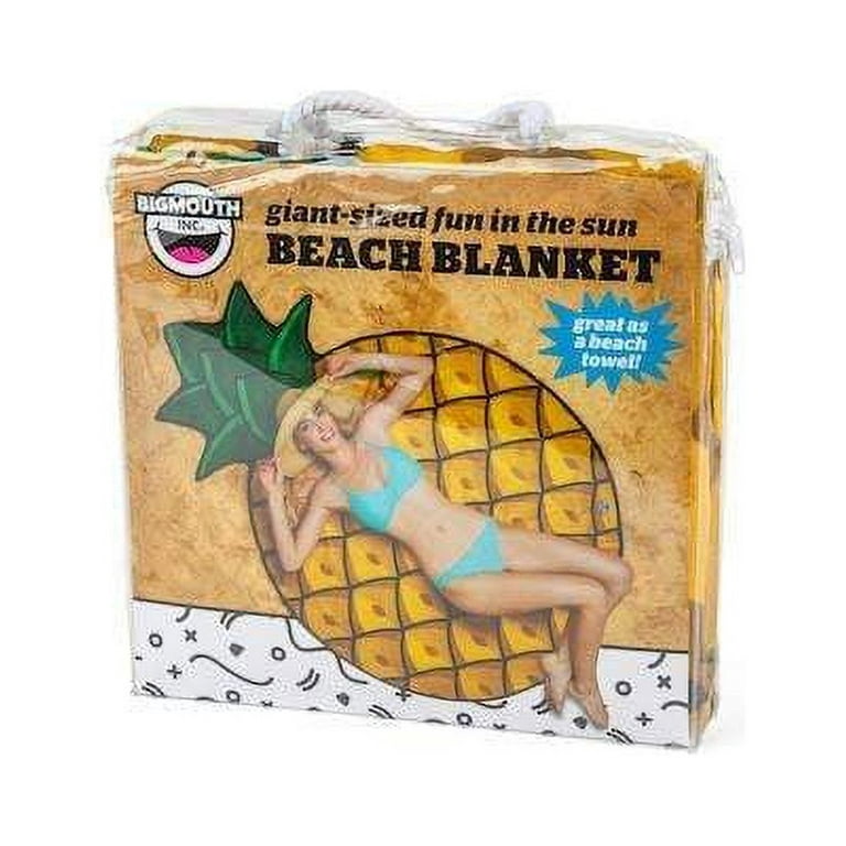 Better Homes & Gardens Pineapple w. Black Oversized Beach / Pool Towel  38x72