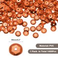 thumbnail image 2 of Uxcell Loose Sequins 1400Pcs Silver Backed Cup Embroidery Sequins for Jewelry Making Crafts Sewing, Bronze, 2 of 6