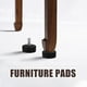 thumbnail image 2 of 4 piezas de patas niveladoras de goma para muebles, patas ajustables, almohadillas antivibración, amortiguadores mecánicos, patas ajustables para muebles., 2 of 7
