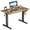 Rustic Brown, variant on edx Electric Standing Desk, Height Adjustable Desk, 48 x 24 Inches Ergonomic Stand up Desk with Memory Preset and T-Shaped Metal Bracket for Home Office