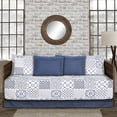 thumbnail image 1 of Lush Decor Monique Bleu 6Pc Daybed Cover Set 39x75, 1 of 2