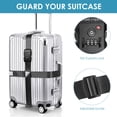 thumbnail image 3 of Correas de equipaje Travel Inspira con candado TSA para maletas de 50 a 81 cm, 3 of 9