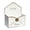 White, variant on Vintage Envelope Planter, Wall Mounted Metal Plant Pot with Drainage Hole, Decorative Flower Pot for Indoor Outdoor Home Garden Balcony Decor