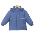 thumbnail image 2 of KYAIGUO Toddler Kids Girls Boys Winter Puffer Jacket Outwear Baby down Hooded Warm Padded Jacket Coats Long Sleeve Solid Color Zip-Up Light Casual Warm Outwear for 2-8 Years, 2 of 7