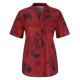 thumbnail image 5 of Gibobby Blusas Holgada Plus Impresión corta Camisa de manga fácil Tamaño Top Blusa Mujer Bolsillo Blusa de mujer（Vino， M), 5 of 5