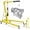 Yellow, variant on Memoryfield 2 Ton Foldable Engine Hoist Cherry Picker, Heavy-Duty Hydraulic Engine Crane Lift for Garage Workshop, Orange